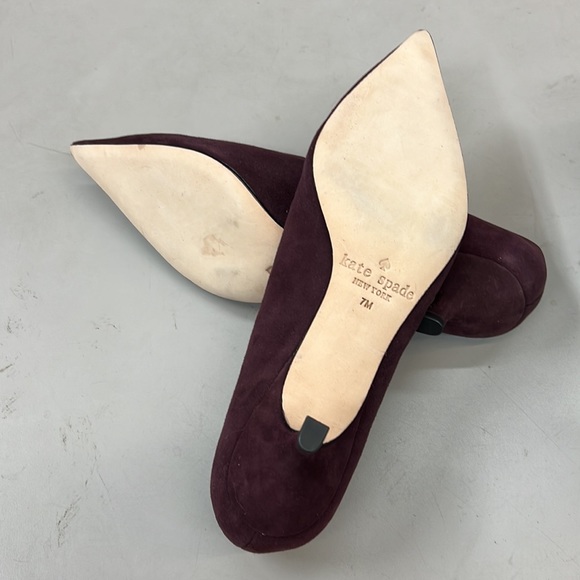 NWT,KATE SPADE
Dale Kitten Heels In Deep Russet,deep russet. - Picture 7 of 15
